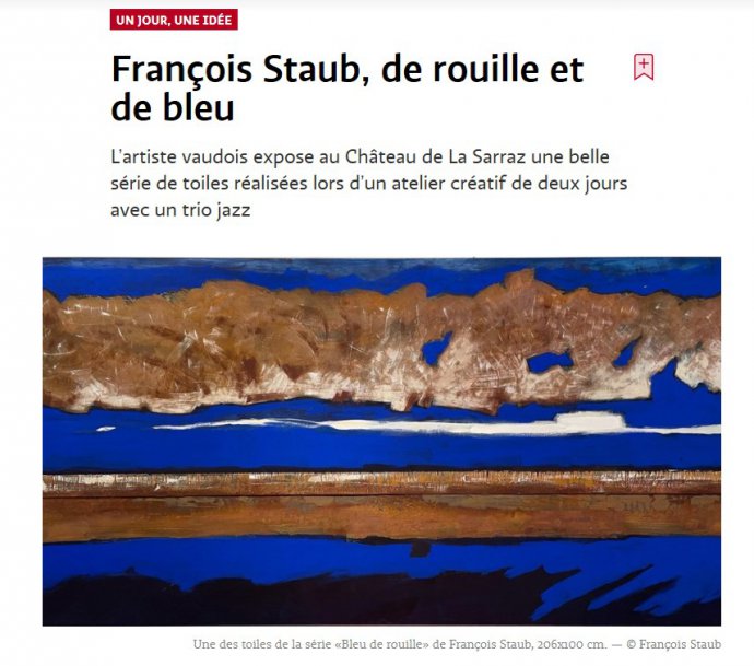 Article by Stéphane Gobo in Le Temps of September 17