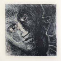 Technique of the dry point. print 3