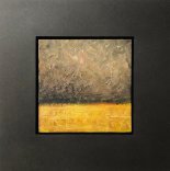 Abstract landscape 123 cm by 23 cm with frame