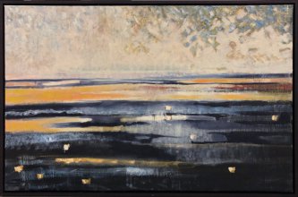 Marée basse / huile sur toile95 cm par 63 cm